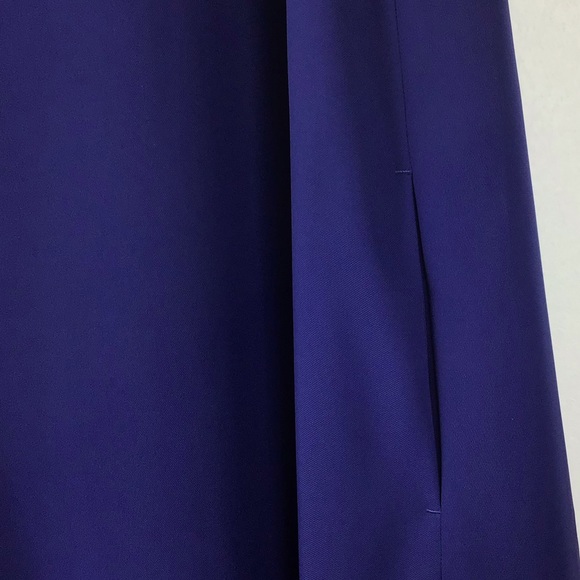 Uniqlo Blue A-Line Drape Sleeveless Dress - Picture 9 of 9